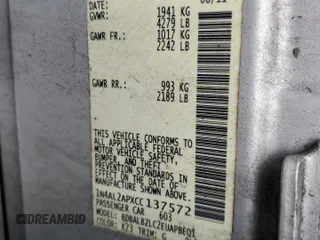 2012 Nissan Altima S with VIN 1N4AL2APXCC137572, listed as a Copart auction lot 50612885 with 192,042 mi miles and Salvage Title. Bid and sale history available at DreamBid. Image 13.