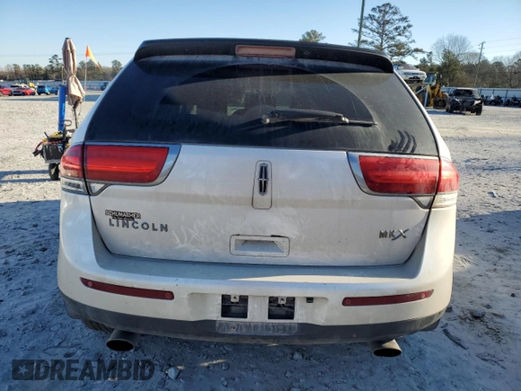 2012 Lincoln MKX with VIN 2LMDJ6JK6CBL00372, listed as a Copart auction lot 87796245 with 167,133 mi miles and Salvage Title. Bid and sale history available at carsss.com. Image 6.