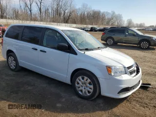 2019 Dodge Grand Caravan SE with VIN 2C4RDGBG5KR796753, listed as a Copart auction lot 49871815 with 97,983 mi miles and Salvage Title. Bid and sale history available at DreamBid. Image 4.