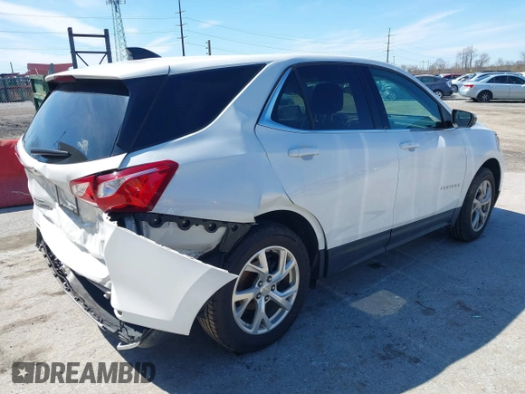 2020 Chevrolet Equinox LT z VIN 3GNAXKEV4LS732572, wystawiony jako IAAI lot #41879305 z przebiegiem 50 036 mil mil oraz . Historia ofert i sprzedaży dostępna na DreamBid. Obrazek 4.