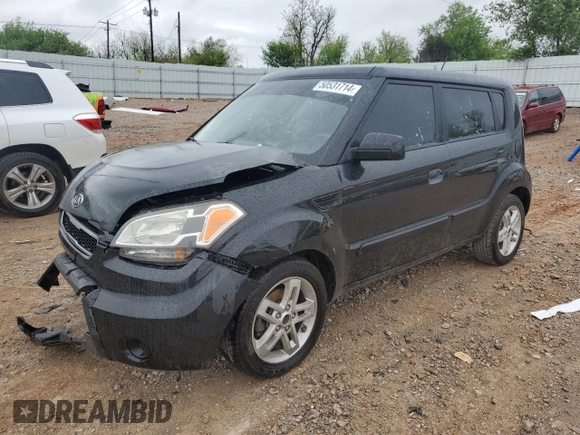 2010 Kia Soul + with VIN KNDJT2A27A7191027, listed as a Copart auction lot 50531714 with 129,680 mi miles and Salvage Title. Bid and sale history available at DreamBid. Image 1.