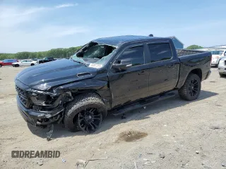 2022 Ram 1500 Big Horn z VIN 1C6SRFFT5NN200831, wystawiony jako Copart lot #60857395 z przebiegiem 41 481 mil mil oraz Szkoda całkowita • Salvage title. Historia ofert i sprzedaży dostępna na DreamBid. Obrazek 1.