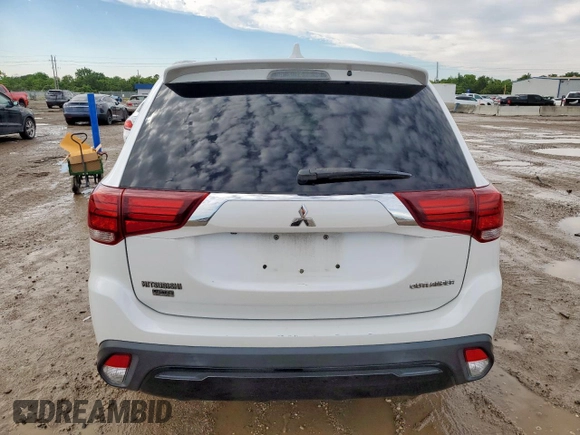 2019 Mitsubishi Outlander SE with VIN JA4AD3A31KZ025520, listed as a Copart auction lot 58739795 with 94,069 mi miles and Salvage title. Bid and sale history available at DreamBid. Image 6.