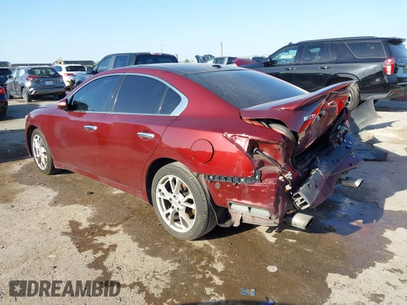 2013 Nissan Maxima S with VIN 1N4AA5AP5DC847780, listed as a IAAI auction lot 42018318 with 128,839 mi miles and . Bid and sale history available at DreamBid. Image 3.