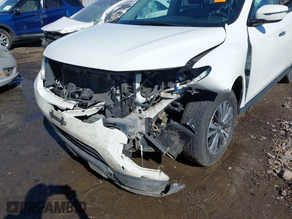 2018 Nissan Pathfinder S with VIN 5N1DR2MM7JC643330, listed as a IAAI auction lot 41608043 with 136,490 mi miles and . Bid and sale history available at DreamBid. Image 6.