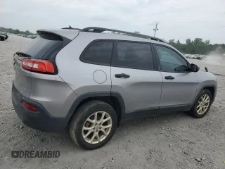 2017 Jeep Cherokee Sport with VIN 1C4PJLAB0HW586110, listed as a Copart auction lot 54617155 with 106,597 mi miles and Clean Title. Bid and sale history available at carsss.com. Image 3.