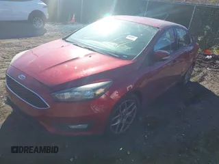 2015 Ford Focus SE with VIN 1FADP3F27FL381463, listed as a IAAI auction lot 41778792 with 999,999 mi miles. Bid and sale history available at carsss.com. Image 2.