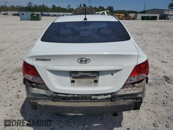 2013 Hyundai Accent GLS with VIN KMHCT4AE8DU310896, listed as a Copart auction lot 53706065 with 247,731 mi miles and Salvage Title. Bid and sale history available at carsss.com. Image 6.