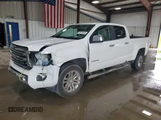2015 GMC Canyon 4WD SLT z VIN 1GTG6CE38F1216182, wystawiony jako Copart lot #58414525 z przebiegiem 121 736 mil mil oraz Szkoda całkowita • Salvage title. Historia ofert i sprzedaży dostępna na DreamBid. Obrazek 1.