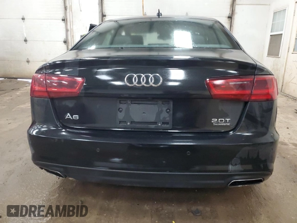 2018 Audi A6 Premium with VIN WAUF8AFC6JN109185, listed as a Copart auction lot 85081374 with 56,249 mi miles and Clean Title. Bid and sale history available at carsss.com. Image 6.