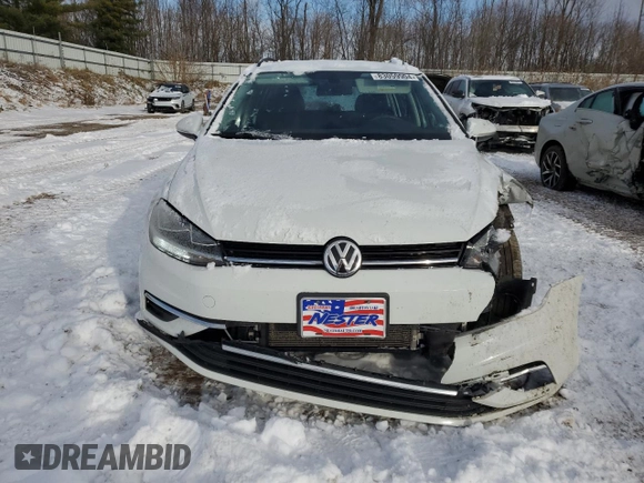 2019 Volkswagen Golf SportWagen S with VIN 3VW117AU9KM518200, listed as a Copart auction lot 83059904 with 66,341 mi miles and Clean Title. Bid and sale history available at carsss.com. Image 5.