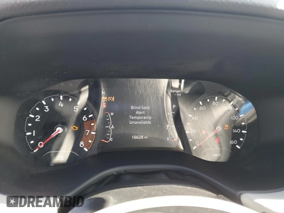 2025 Jeep Compass Limited with VIN 3C4NJDCN5ST510111, listed as a Copart auction lot 59439295 with 16,628 mi miles and Salvage title. Bid and sale history available at DreamBid. Image 9.