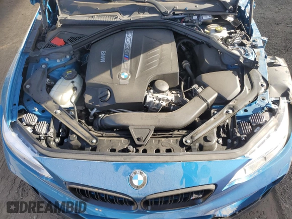 2016 BMW M2 with VIN WBS1H9C52GV351930, listed as a Copart auction lot 86610764 with 55,473 mi miles and Salvage Title. Bid and sale history available at carsss.com. Image 11.
