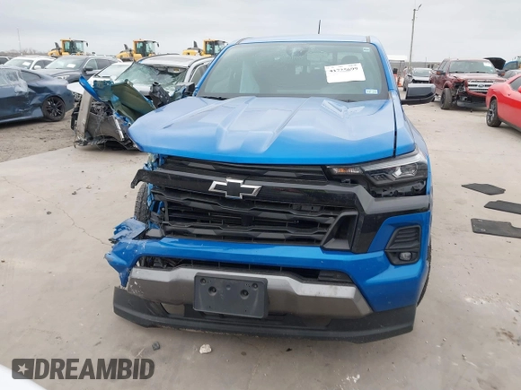 2023 Chevrolet Colorado 4WD Z71 with VIN 1GCPTDEK5P1132246, listed as a IAAI auction lot 41725699 with 24,874 mi miles and . Bid and sale history available at DreamBid. Image 11.