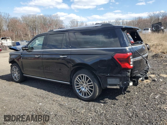 2024 Ford Expedition Max Limited z VIN 1FMJK2A89REA10004, wystawiony jako Copart lot #50166535 z przebiegiem 34 981 mil mil oraz Czysty tytuł • Clean title. Historia ofert i sprzedaży dostępna na DreamBid. Obrazek 2.