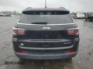 2021 Jeep Compass Sport с VIN 3C4NJCAB4MT510929, выставлен на аукционе Copart как лот 57961595 с пробегом 37 715 миль миль и Списание • Salvage title. История ставок и продаж доступна на DreamBid. Изображение 6.