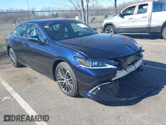 2024 Lexus ES with VIN 58ADZ1B16RU170845, listed as a IAAI auction lot 41897165 with 11,704 mi miles. Bid and sale history available at carsss.com. Image 1.