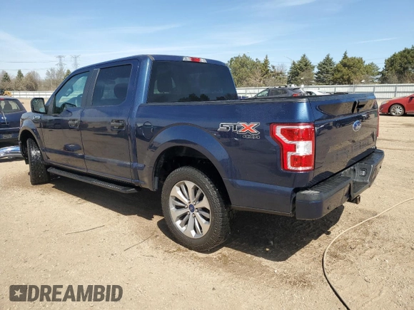 2018 Ford F-150 XL with VIN 1FTEW1EP5JFB40530, listed as a Copart auction lot 52946645 with 106,796 mi miles and Salvage Title. Bid and sale history available at carsss.com. Image 2.