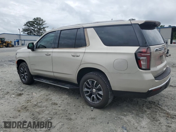 2021 Chevrolet Tahoe LT with VIN 1GNSCNKD0MR227811, listed as a Copart auction lot 54893005 with 48,150 mi miles and Salvage title. Bid and sale history available at DreamBid. Image 2.