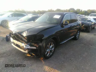 2020 BMW X3 xDrive30i with VIN 5UXTY5C09L9D66653, listed as a IAAI auction lot 40030845 with 38,965 mi miles and . Bid and sale history available at DreamBid. Image 2.