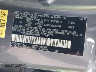 2016 Lexus RX 350 z VIN 2T2BZMCA1GC001812, wystawiony jako IAAI lot #42278639 z przebiegiem 69 648 mil mil oraz . Historia ofert i sprzedaży dostępna na DreamBid. Obrazek 9.