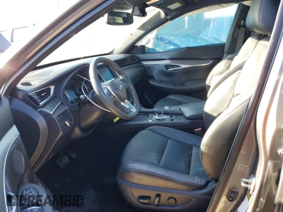 2022 Infiniti QX50 LUXE with VIN 3PCAJ5BA4NF107923, listed as a Copart auction lot 87130194 with 37,237 mi miles and Salvage Title. Bid and sale history available at carsss.com. Image 7.