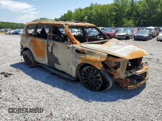 2016 Infiniti QX80 with VIN JN8AZ2NF9G9612663, listed as a Copart auction lot 60223394 with 0 mi miles and Non Repairable. Bid and sale history available at carsss.com. Image 4.
