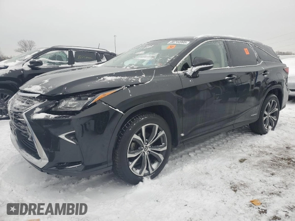 2018 Lexus RX with VIN JTJDGKCA8J2005494, listed as a Copart auction lot 88744995 with 97,857 mi miles and Salvage Title. Bid and sale history available at carsss.com. Image 1.