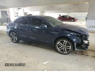 2018 Audi A3 Sedan Premium with VIN WAUAUGFF9J1039255, listed as a Copart auction lot 60853674 with 112,943 mi miles and Salvage Title. Bid and sale history available at carsss.com. Image 4.