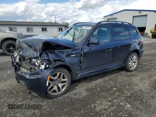 2008 BMW X3 3.0si with VIN WBXPC93458WJ10403, listed as a Copart auction lot 55176635 with Not Provided miles and Salvage Title. Bid and sale history available at DreamBid. Image 1.