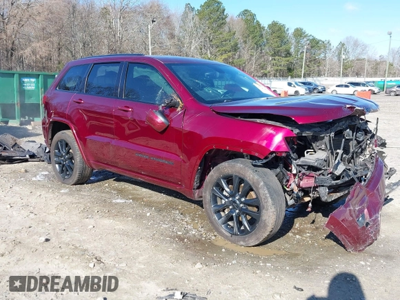 2018 Jeep Grand Cherokee Laredo E with VIN 1C4RJFAG2JC252366, listed as a IAAI auction lot 41742000 with 135,050 mi miles and . Bid and sale history available at DreamBid. Image 1.