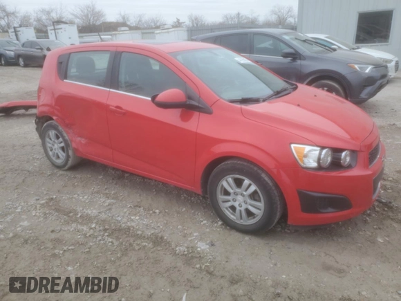 2014 Chevrolet Sonic LT with VIN 1G1JC6SB1E4196455, listed as a Copart auction lot 44398885 with 59,348 mi miles and Salvage Title. Bid and sale history available at carsss.com. Image 4.
