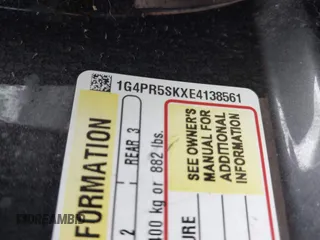 2014 Buick Verano Convenience Group with VIN 1G4PR5SKXE4138561, listed as a IAAI auction lot 42039078 with 91,472 mi miles and . Bid and sale history available at DreamBid. Image 9.