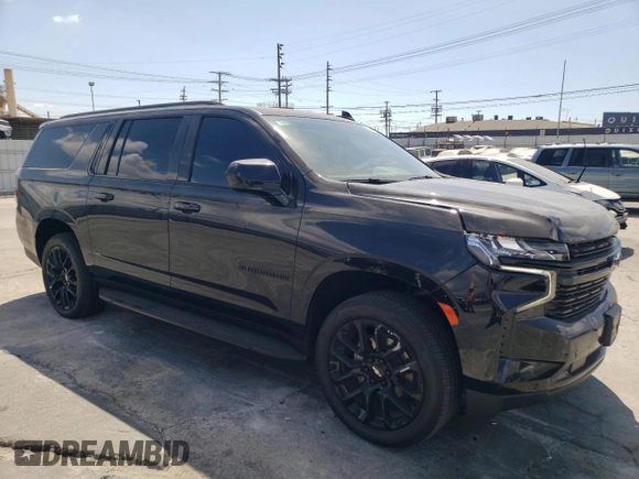 2023 Chevrolet Suburban RST with VIN 1GNSCEKD7PR187831, listed as a Copart auction lot 71786524 with 42,507 mi miles and Salvage Title. Bid and sale history available at carsss.com. Image 4.