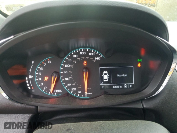 2021 Chevrolet Trax LS with VIN KL7CJNSBXMB356453, listed as a Copart auction lot 51761215 with 43,828 mi miles and Salvage Title. Bid and sale history available at carsss.com. Image 9.