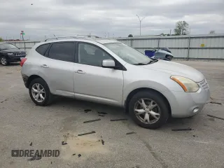 2008 Nissan Rogue SL with VIN JN8AS58V08W119353, listed as a Copart auction lot 51059095 with 222,771 mi miles and Salvage Title. Bid and sale history available at DreamBid. Image 4.