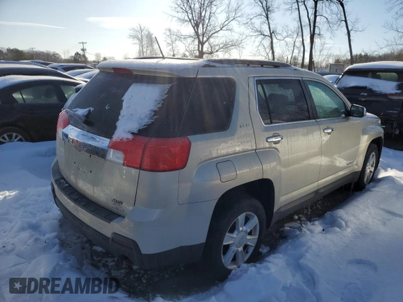 2013 GMC Terrain SLE with VIN 2GKFLTE34D6312961, listed as a Copart auction lot 44496595 with 197,673 mi miles and Salvage Title. Bid and sale history available at DreamBid. Image 3.