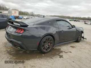 2024 Ford Mustang GT with VIN 1FA6P8CF8R5420289, listed as a Copart auction lot 49837415 with 19,636 mi miles and Salvage title. Bid and sale history available at DreamBid. Image 3.