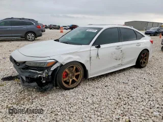2024 Honda Civic Si with VIN 2HGFE1E54RH476414, listed as a Copart auction lot 58791975 with 14,006 mi miles and Salvage title. Bid and sale history available at DreamBid. Image 1.