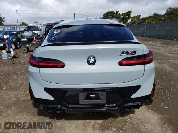 2022 BMW X4 M z VIN 5YM23EC08N9J85904, wystawiony jako Copart lot #41979823 z przebiegiem Nie podano mil oraz . Historia ofert i sprzedaży dostępna na DreamBid. Obrazek 6.