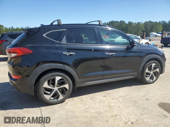 2016 Hyundai Tucson Limited with VIN KM8J33A27GU259046, listed as a Copart auction lot 53451025 with 103,420 mi miles and Clean Title. Bid and sale history available at carsss.com. Image 3.
