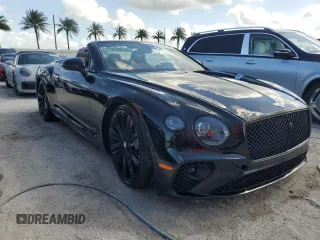 2024 Bentley Continental GT with VIN SCBDT4ZG5RC014491, listed as a Copart auction lot 77730474 with Not Provided miles and Non Repairable. Bid and sale history available at DreamBid. Image 4.