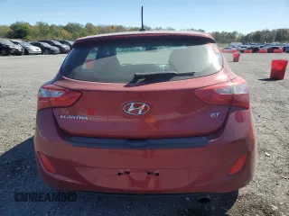 2016 Hyundai Elantra GT with VIN KMHD35LH1GU337928, listed as a Copart auction lot 75255424 with 107,257 mi miles and Salvage Title. Bid and sale history available at carsss.com. Image 6.