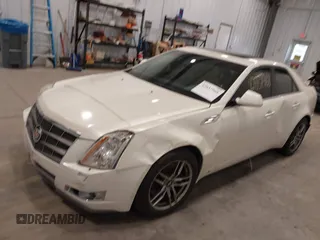 2008 Cadillac CTS AWD w/1SB with VIN 1G6DT57V880142764, listed as a IAAI auction lot 42037968 with 141,208 mi miles. Bid and sale history available at carsss.com. Image 2.