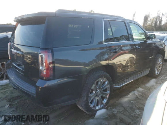 2015 GMC Yukon SLT with VIN 1GKS1BKC0FR239629, listed as a Copart auction lot 42247555 with 171,641 mi miles and Salvage Title. Bid and sale history available at carsss.com. Image 3.