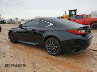 2017 Lexus RC with VIN JTHSM5BC4H5002509, listed as a Copart auction lot 86573324 with 65,743 mi miles and Salvage Title. Bid and sale history available at carsss.com. Image 2.