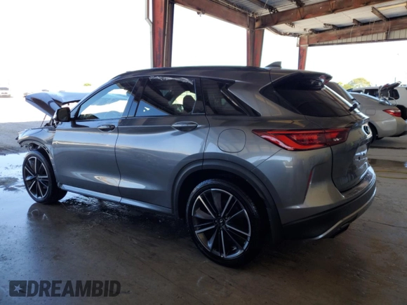 2024 Infiniti QX50 Sport with VIN 3PCAJ5FA1RF109371, listed as a Copart auction lot 44373555 with 5,217 mi miles and Non repairable. Bid and sale history available at DreamBid. Image 2.