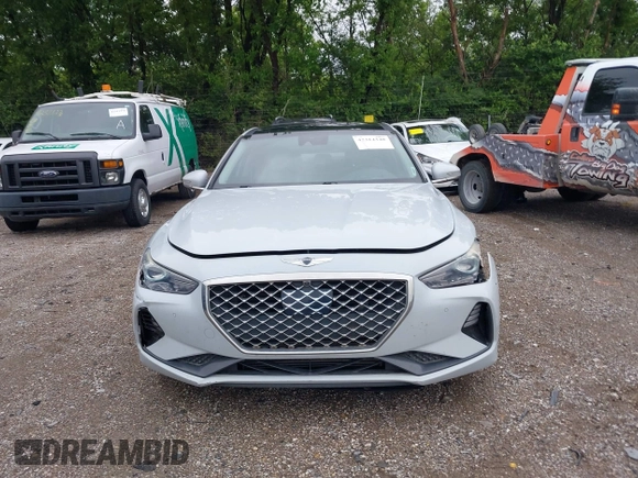 2019 Genesis G70 Advanced z VIN KMTG44LA4KU025432, wystawiony jako IAAI lot #42314340 z przebiegiem 109 629 mil mil oraz . Historia ofert i sprzedaży dostępna na DreamBid. Obrazek 12.
