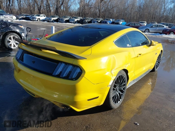 2015 Ford Mustang GT with VIN 1FA6P8CF7F5384249, listed as a IAAI auction lot 41340645 with 112,965 mi miles and . Bid and sale history available at carsss.com. Image 4.