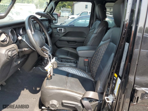 2021 Jeep Gladiator Overland with VIN 1C6HJTFG0ML541311, listed as a Copart auction lot 66609824 with 44,362 mi miles and Salvage Title. Bid and sale history available at carsss.com. Image 7.